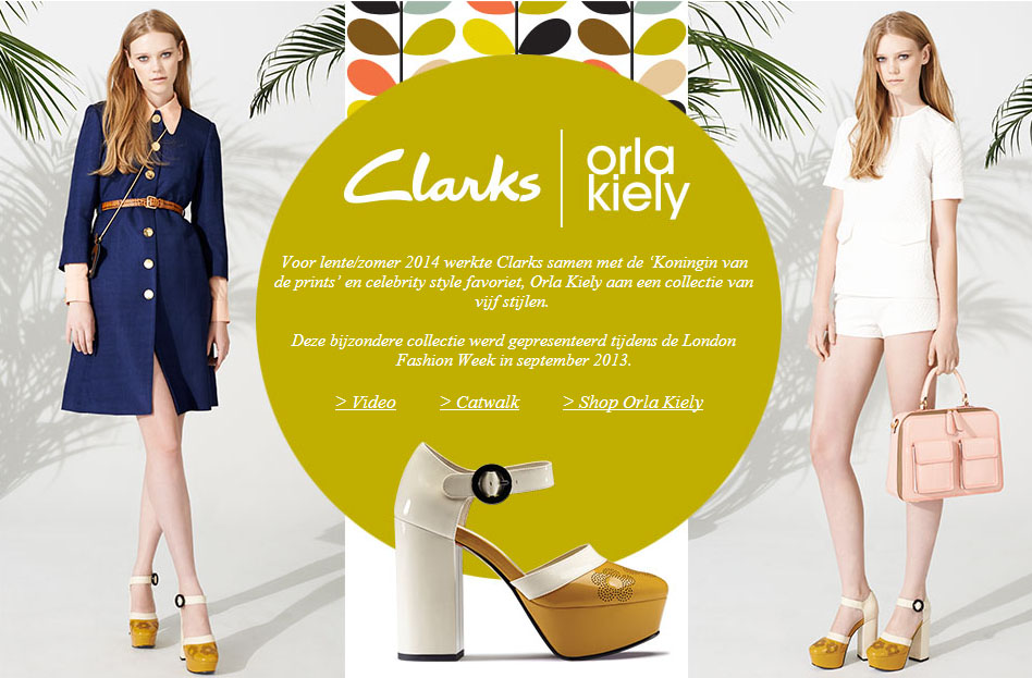 Orla Kiely for Clarks